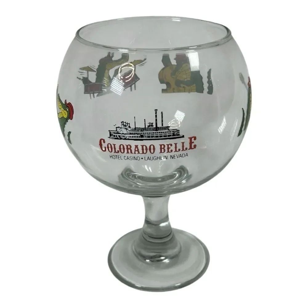 Colorado Belle Souvenir Glass Vintage